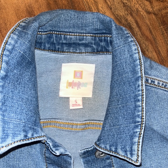 Lularoe size small denim jacket. NWOT. - Picture 2 of 3